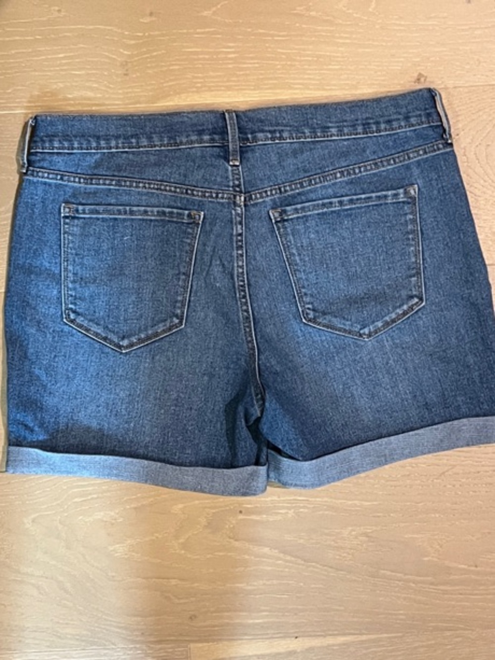 Old Navy Denim Blue Jean Shorts Bundle of 2 sizes 10 and 12 - Picture 7 of 9
